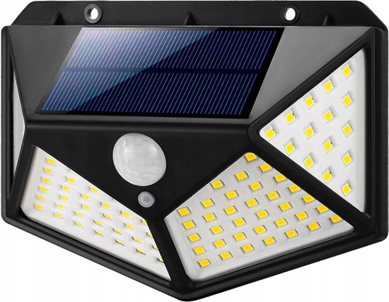 Solar Buitenlamp - Bewegingssensor - 100 LED - Waterdicht - Buiten & Tuin  sensor -... | bol.com
