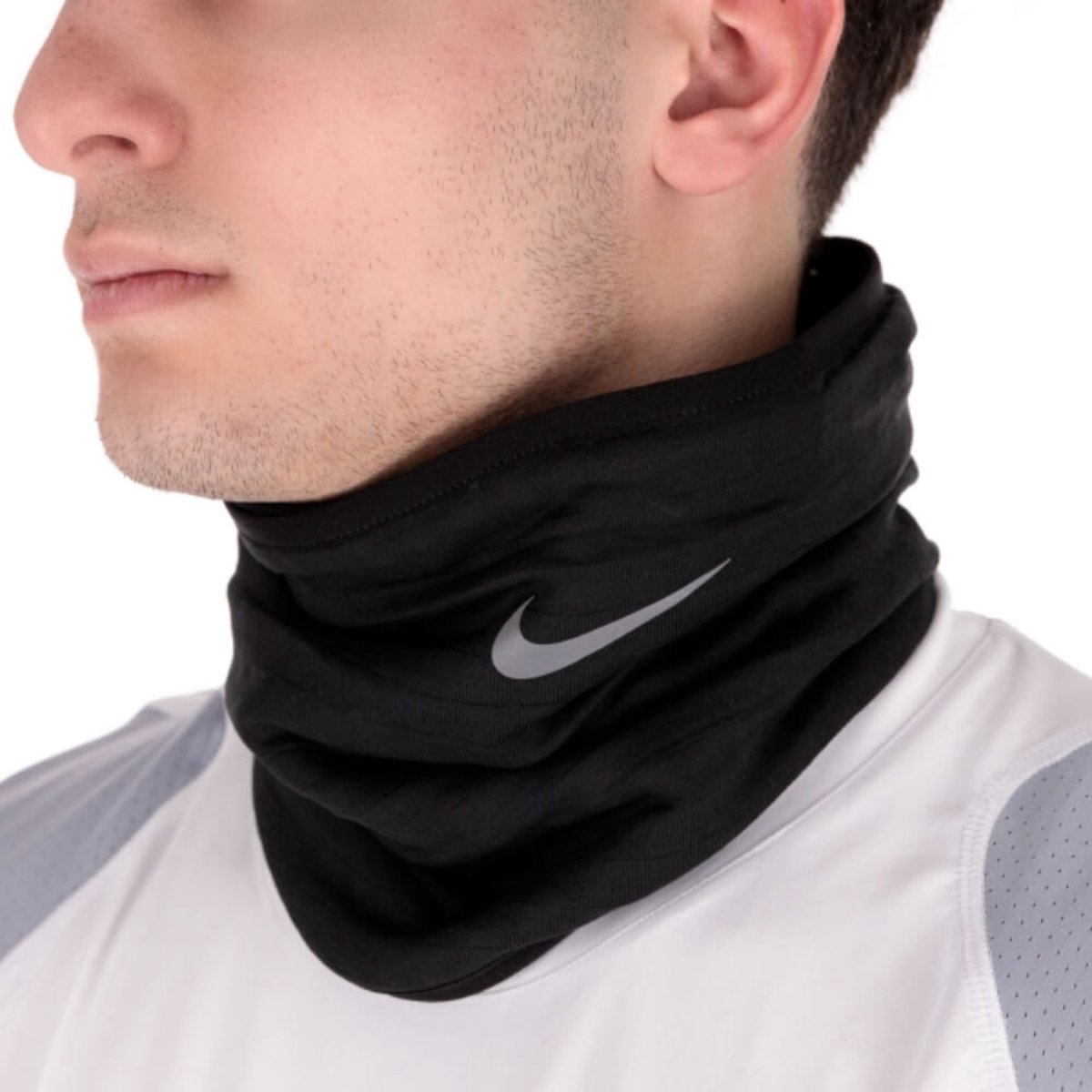 Cache-cou Nike Therma-Fit Wrap - Unisexe - Noir / Argent