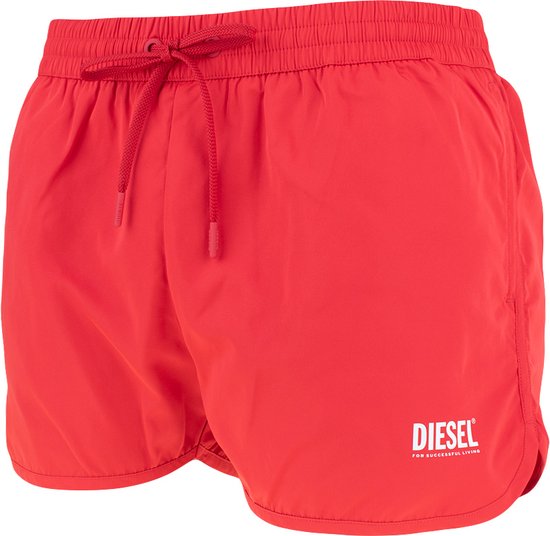 Diesel rits zwemshort runner small logo rood - XXL