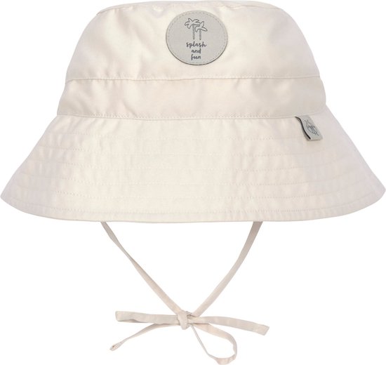 Lässig Hat Chapeau de pêcheur avec protection UV Splash & Fun blanc cassé, 19-36 mois. Taille 50/51