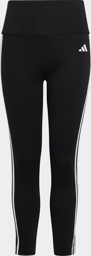 Foto: Adidas performance essentials aeroready 3 stripes high waisted legging kinderen zwart 152