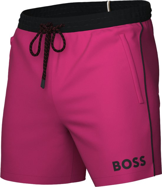 HUGO BOSS Starfish swim shorts - heren zwembroek - middenroze - Maat: S |  bol.com