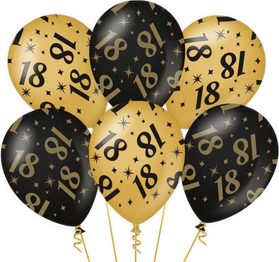 Verjaardagversiering 18 jaar kopen