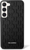 Samsung Galaxy S23+ Backcase hoesje - Karl Lagerfeld - Effen Zwart - TPU (Zacht)