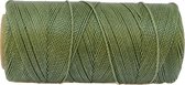 Macramé Koord - SALIE GROEN / SAGE GREEN - #90 - Waxed Polyester Cord - Klos ca. 173mtr - 1mm Dik