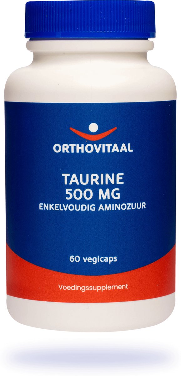 Goedkoopste Orthovitaal - Taurine 500 mg - 60 vegicaps - Vitaminen - vegan - voedingssupplement