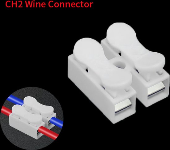 Togadget® - Push Quick draad Kabel Connector - ch2 wine connector 1st