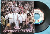 ABBA – Super Trouper / The Piper (1980) Vinyl, 7", 45 RPM, Single,