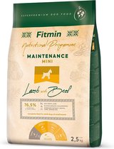 Fitmin Dog Mini Maintenance Lam & Rund 2,5kg