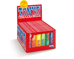 Tony's Chocolonely - Proeverijtje - Chocolade cadeau - Verjaardag - Geschenkset - 6 reepjes - 12 stuks