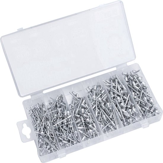 3BMT Popnagels Assortiment - Popnagelset - Aluminium - 400 stuks