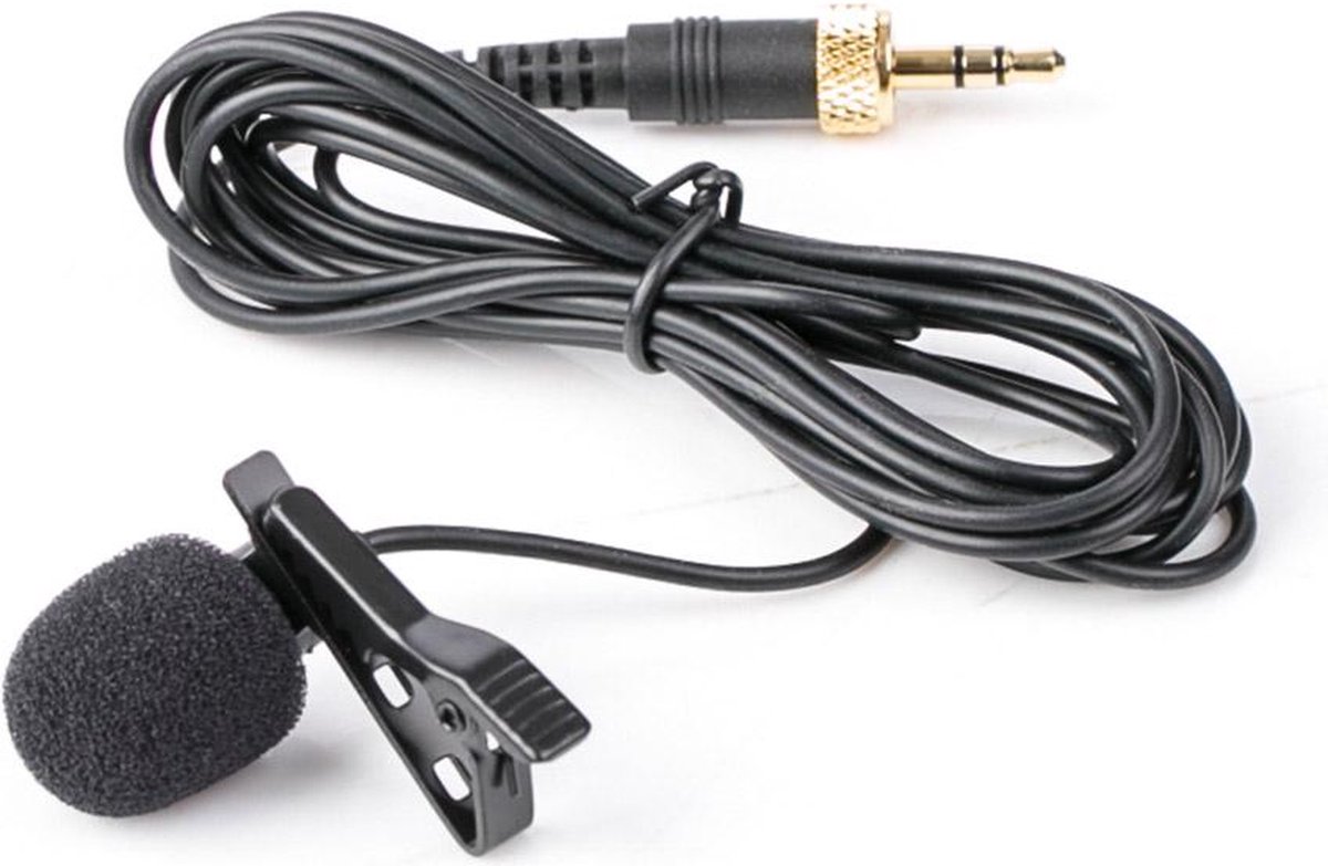 Saramonic SR-UM10-M1, replacement lavalier microphone with locking 3.5mm TRS mini jack connector for UwMic9, VmicLink5 etc.