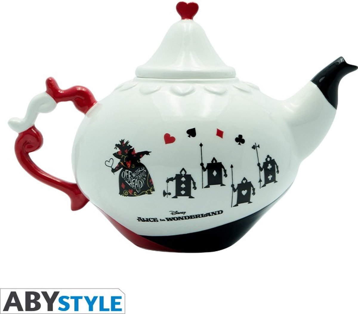 Alice in Wonderland - Hartenkoningin theepot 1200ml