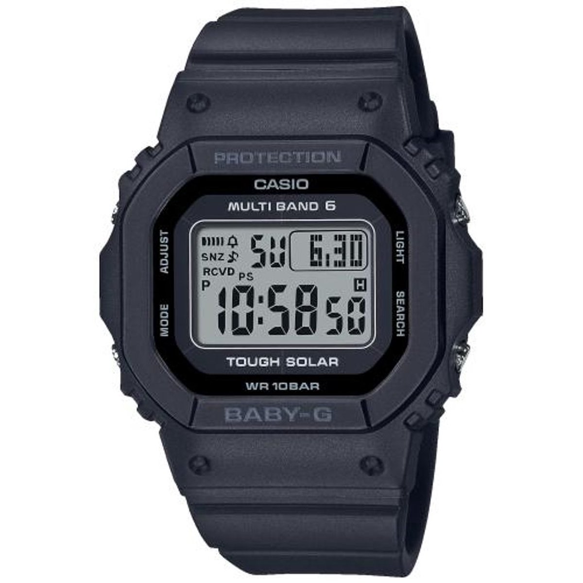 Casio Baby-G BGD-5650-1ER Horloge - Kunststof - Zwart - Ø 33 mm
