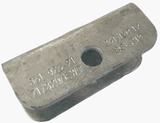 AL-KO support de câble de frein profilé en U essieu simple