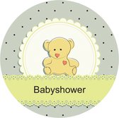 6 Buttons Babyshower Sweet Bear - babyshower - beer - button - genderreveal - geboorte - zwanger