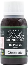 Rubio Monocoat Oil Plus 2C - Ecologische Houtolie in 1 Laag voor Binnenshuis - Chocolate, 20 ml