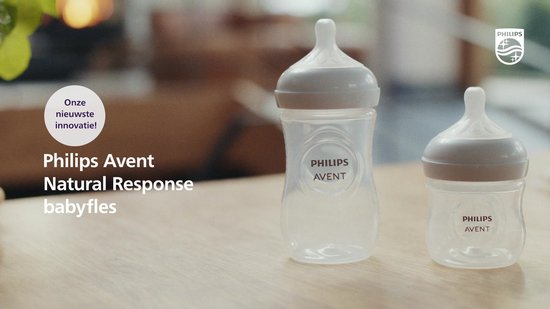 Philips Avent Natural Response Fles - 1 Fles - 125 ml - 0+ maanden -  Snelheid 2-speen... | bol.com