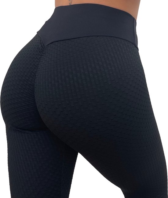 Anti Cellulite Legging Ruit Zwart MKBM