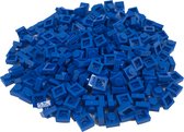 400 Bouwstenen 1x1 plate | Blauw | Compatibel met Lego Classic | Keuze uit vele kleuren | SmallBricks