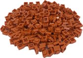 400 Bouwstenen 1x1 plate | Koffie | Compatibel met Lego Classic | Keuze uit vele kleuren | SmallBricks