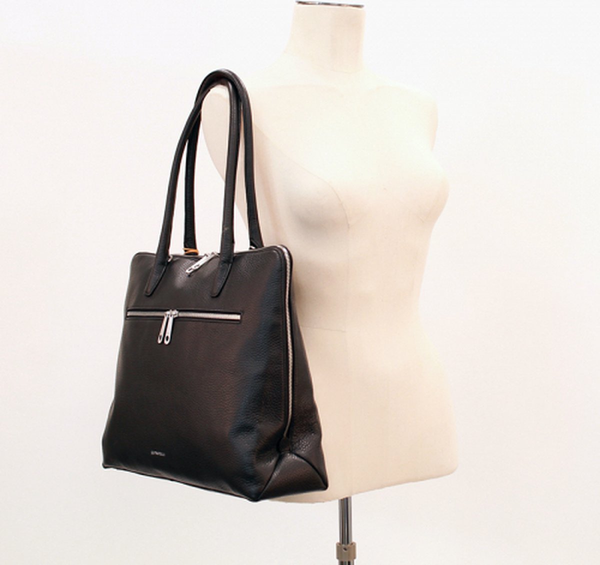 RAINSMORE Laptoptas voor dames, 15,6 inch, handtas met portemonnee, werktas, aktetas, PU-leer, shopper, grote lerarentas, zakelijke tas