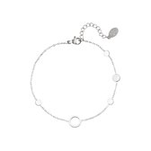 Armband Circles - Zilver - Stainless Steel - Yehwang