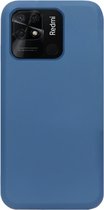 ADEL Premium Siliconen Back Cover Softcase Hoesje Geschikt voor Xiaomi Redmi 10C - Blauw
