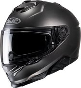 Hjc I71 Donker Grijs Semi Flat Titanium Integraalhelm - Maat XL - Helm