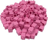200 Bouwstenen 1x1 | Roze | Compatibel met Lego Classic | Keuze uit vele kleuren | SmallBricks