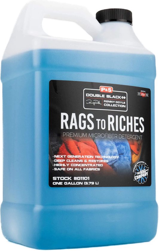 Lavage en microfibre P&S Rags to Riches - Gallon
