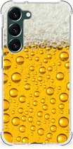 Telefoonhoesje Geschikt voor Samsung Galaxy S23 Plus Hippe Hoesjes met transparante rand Bier