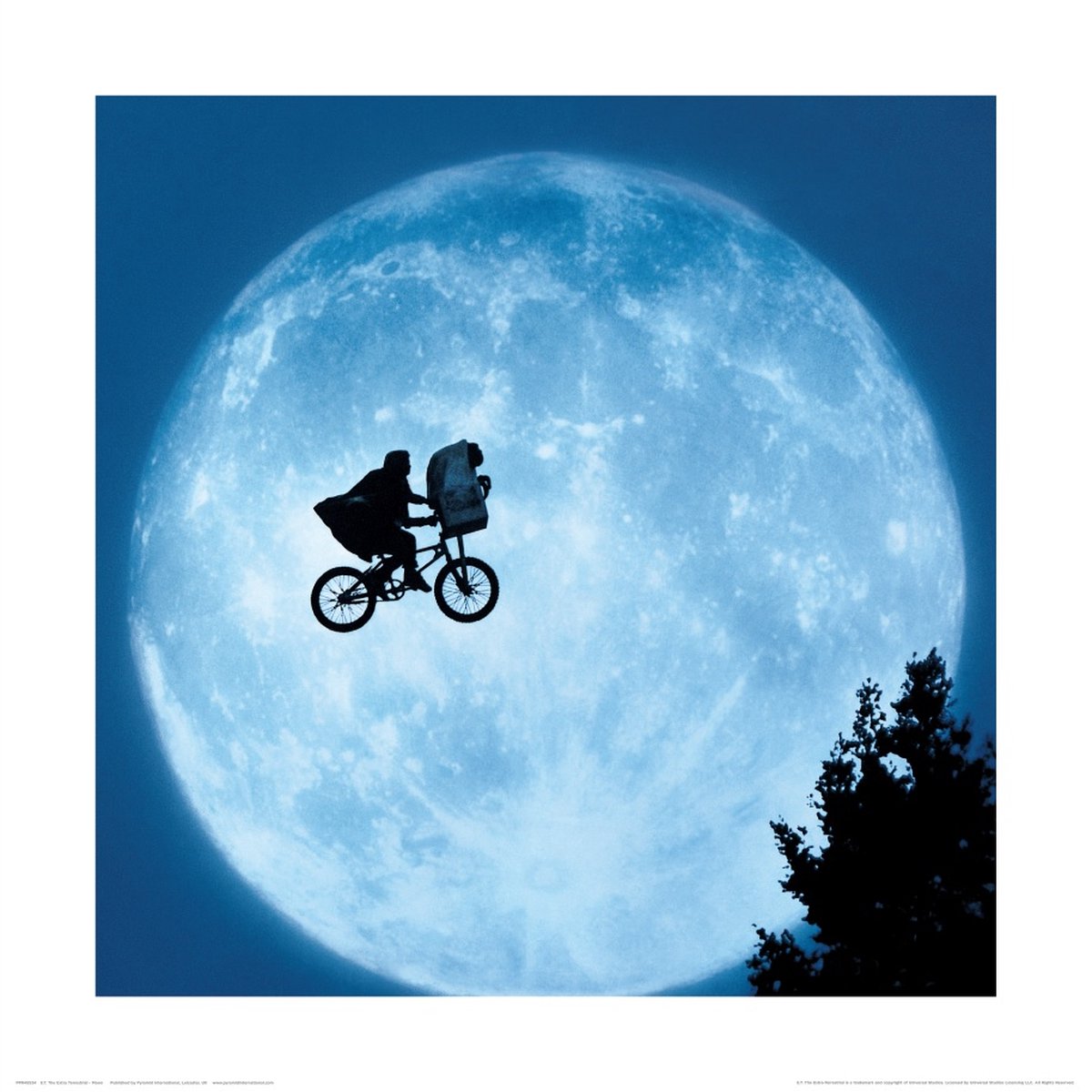 Pyramid E.T. Moon Art Print 40x40cm | Poster Multi color