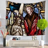 Wandkleed - Jezus Wandkleed - Afbeelding van Jesus - 150 x 200 CM