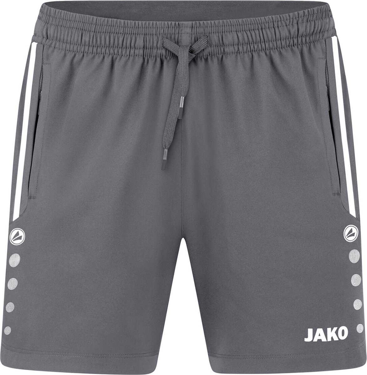 Jako - Short Allround - Grijze Voetbalshort Dames-34