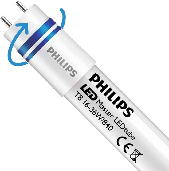 kanker korting Tegen 10 x Philips Master LEDtube HF 1200mm UO 16W840 T8 8718696687963 | bol.com