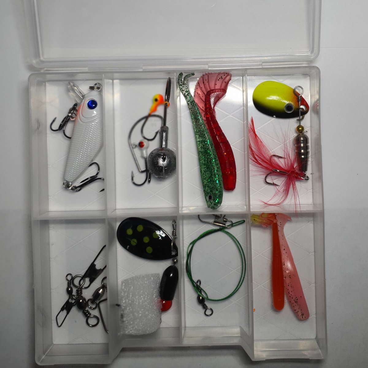 Assortiment kunstaas Baars 15delig