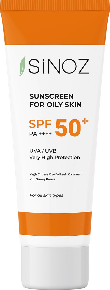 SiNOZ Zonnebrand Voor Vette Huid - Factor 50 - 50 ml