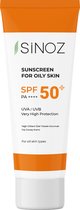 Crème solaire SiNOZ pour peaux grasses - Facteur 50 - 50 ml
