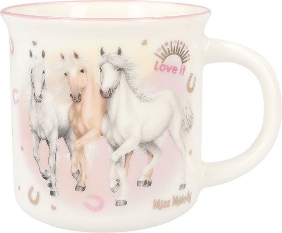 Depesche Miss Melody Sundown Borsa A Tracolla Rosa Per Bambine - Con Motivo Cavallo E Dettagli Dorati, Tasca Interna Con Cerniera E Tracolla Regolabile - 5