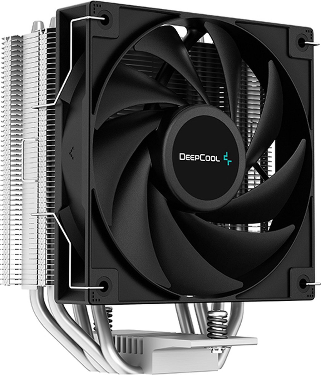 DeepCool AG400 4x Heat Pipe Single Tower CPU Air Cooler, 1x 120mm Hydro Bearing PWM High Performance Fan, Intel: LGA1700/1200/1151/1150/1155 AMD: AM5/AM4, Easy Install, 220W TDP