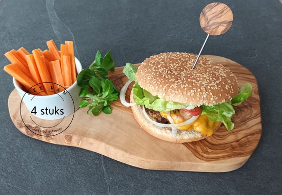 Steakplank van olijfhout - The Dutch Smokehouse
