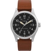 Timex Field Post Solar TW2V00200 Horloge - Leer - Bruin - Ø 36 mm