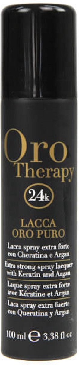 Gold Therapy Hair lacq apritas Spray Extra Strong with Cheratina and Argan 100ml