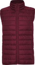 Donker Rode gewatteerde Dames bodywarmer met polyester dons model Oslo merk Roly maat XL