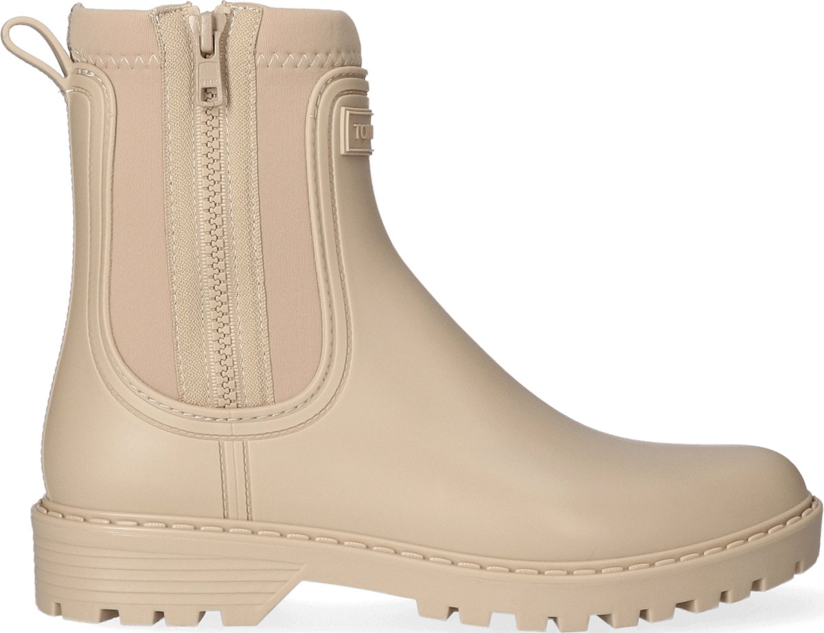 Toni Pons Clais Dames Regenboots Beige | Beige | Rubber | Maat 37 | CLAISbeige