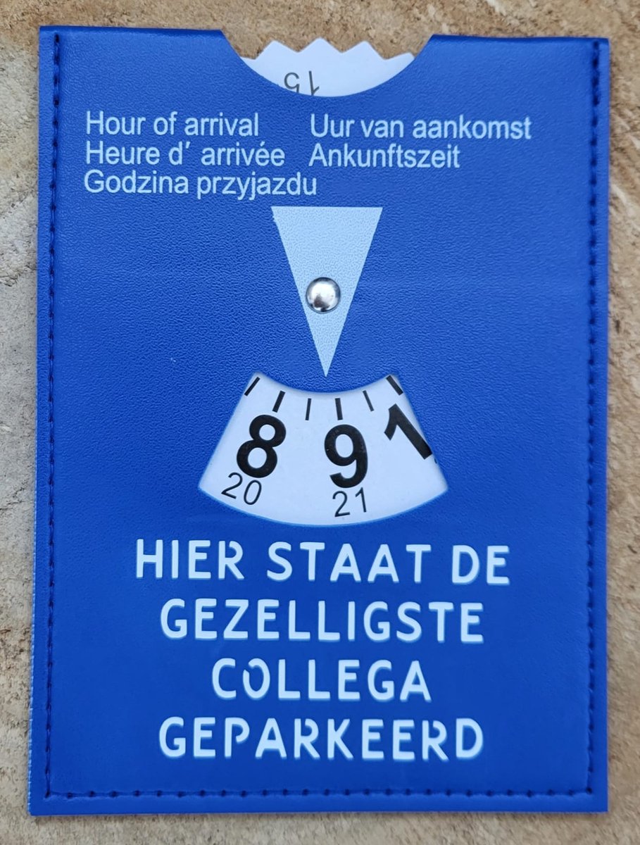 Parkeerschijf - Collega