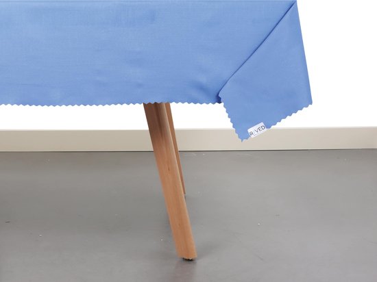 Gooi scheuren Verbieden Raved Blauw Polyester Tafelkleed 140 cm x 260 cm - Kreukvrij | bol.com