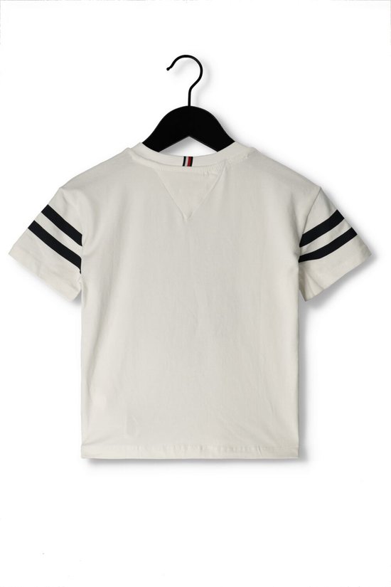Tommy Hilfiger Collegiate Tee S/s Polo's & T-shirts Jongens - Polo shirt -  Wit - Maat 176 | bol.com