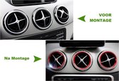 Luchtrooster Dashboard Ringen Geschikt voor Mercedes Benz Cla Gla A Klasse W176 W246 W117 X156
